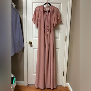 Baltic Born Blush Wrap Maxi Dress, XL
